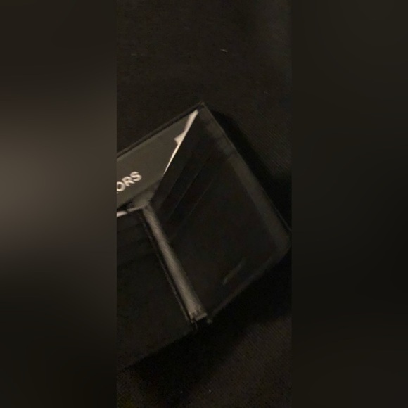 Michael Kors black monogram bifold men’s jet set wallet new in box - Picture 4 of 7